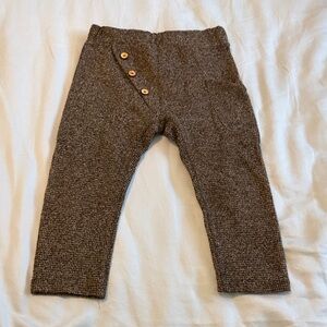 Zara Kids 2/3Y Brown Casual Bottoms with Button Accents